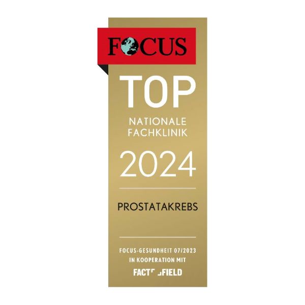 Focus Siegel 2024 TOP Nationale Fachklinik Prostatasyndrom