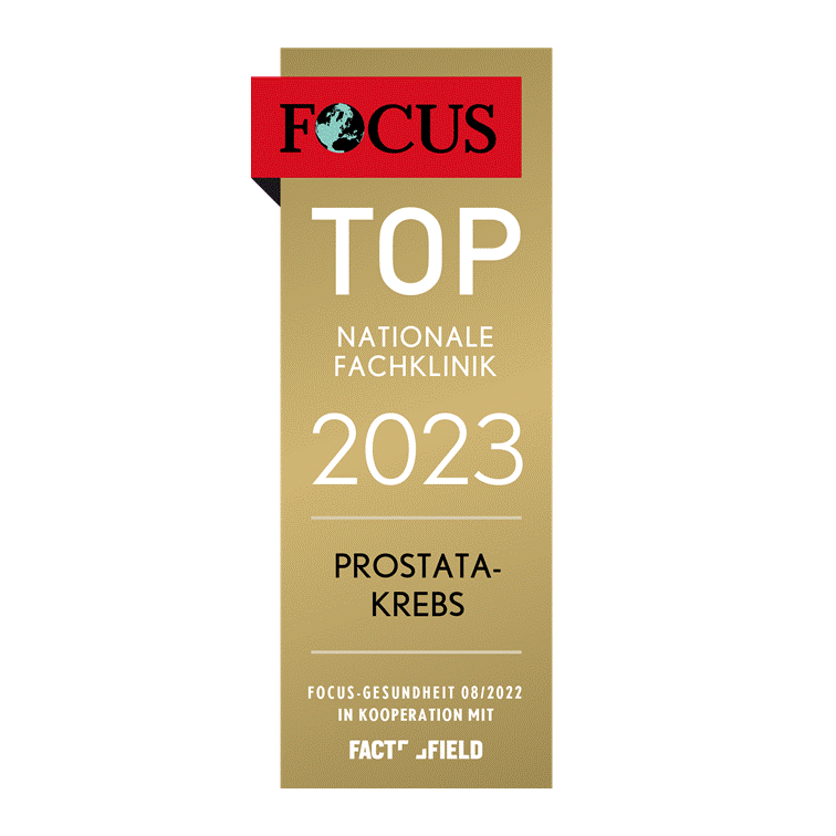 Focus Siegel 2023 TOP Nationale Fachklinik Prostatasyndrom